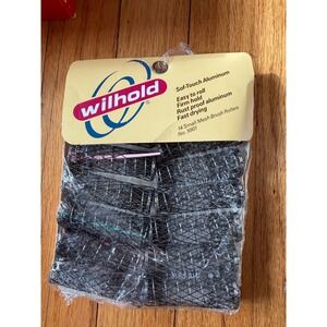 Vintage Wilhold Sof-Touch Aluminum Mesh Brush Rollers 14 Small 11/16in  USA